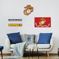 thumbnail image 6 of U. S. Marine Corps Wall Decals - Officially Licensed United States USMC Military Vinyl Wall Stickers Removable Peel and Stick Marine Corps Wall Décor, 6 of 7