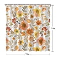 thumbnail image 5 of Waterproof Beautiful Colorful Floral Shower Curtain 72x72 Inch Boho Style Polyester Unique Shower Curtain for Bathroom Hotel Home Decor with 12 Plastic Hooks, 5 of 5