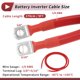 thumbnail image 3 of Unique Bargains 1 Pc Cable Inversor de Batería Cable de Batería 3/8" 5/16" Lug 1/0 AWG Gauge 9FT Rojo Cobre Estañado, 3 of 7