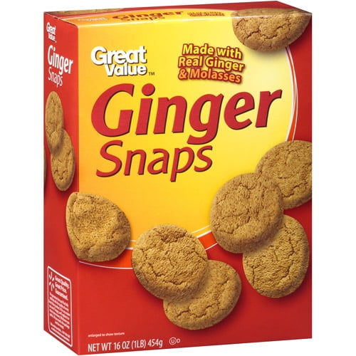 great value ginger snaps 16 oz walmart com