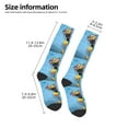 thumbnail image 5 of Balery Prague Ratter Dog in Bathtub Printed Novelty Socks Men's Women's Crew Socks Sports Socks Knee High Socks Cotton Socks Quirky and Cool Socks, 5 of 9