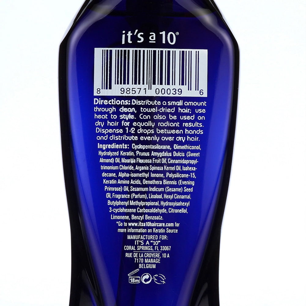 It's A 10 Miracle Shampoo Plus Keratin 33.8 Oz, Sulfate Free