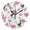 Black, variant on Cute Beagle Dogs Hearts Valentine Round Wall Clock Silent Analog Battery Operated Black Pointer Home Decor 9.84" Diameter