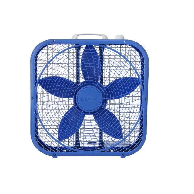 Lasko Cool Colors - Ventilador de caja de 20 pulgadas, 3 velocidades, marco de acero duradero, asa de transporte integrada, perfecta para el hogar y la oficina, modelo B20308 (reacondicionado)