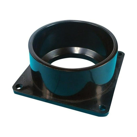 RV-702B 3 in. Hub Slip Socket Flange Black