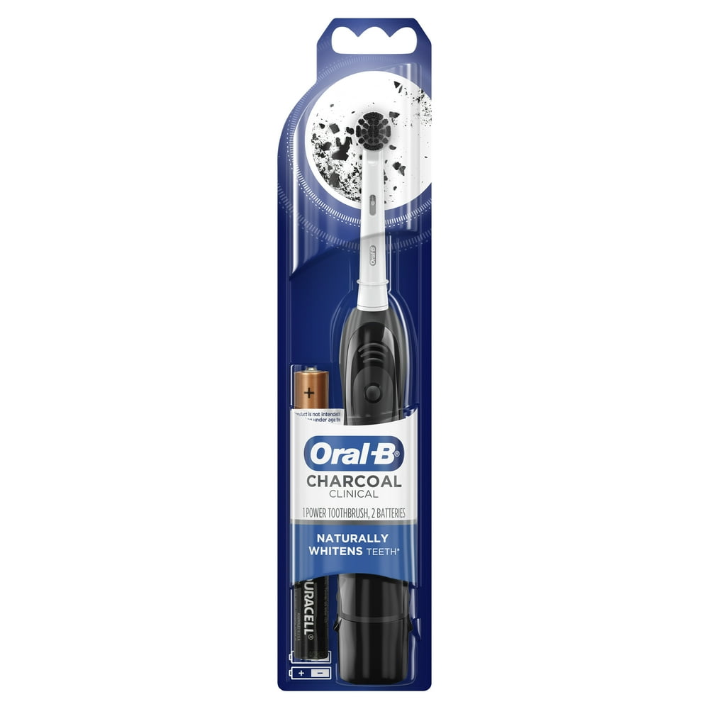 OralB Clinical Charcoal Battery Electric Toothbrush, Black Walmart