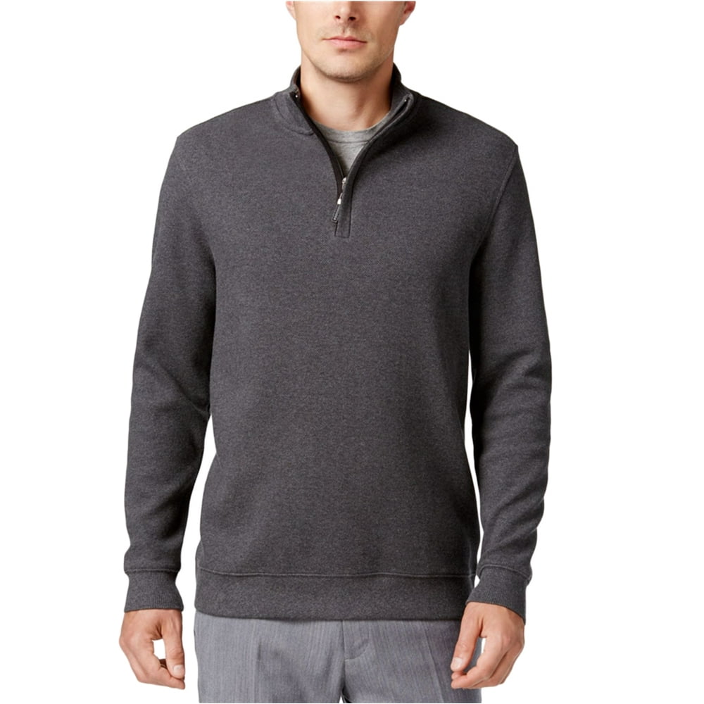 Tasso Elba - Tasso Elba Mens Quarter-Zip Pullover Sweater - Walmart.com ...