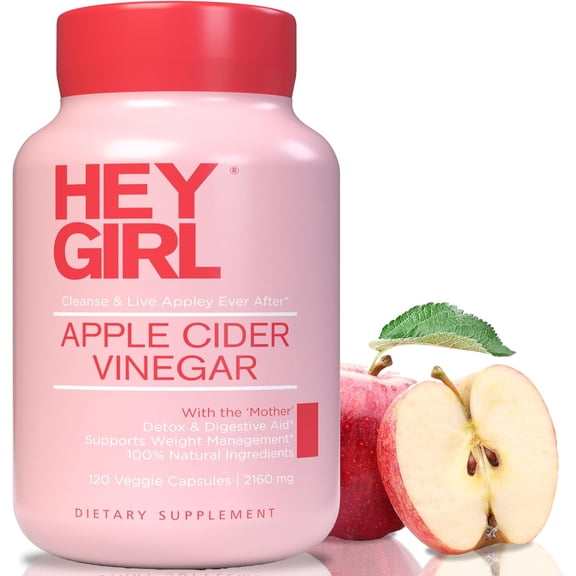Apple Cider Vinegar Capsules with The Mother - 2160mg Apple Cider Vinegar Pills with Cayenne Pepper - 120 ACV Supplement Capsules