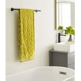 thumbnail image 2 of Amerock Arrondi Matte Black 24 inch (610mm) Towel Bar, 2 of 9