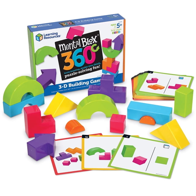 Recursos de aprendizaje de juegos de mesa educativos Learning Resources Mental Blox 360