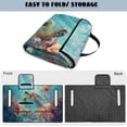 thumbnail image 6 of Whosucclay Turtle Floral Design Golf Cart Blanket, 51.18 x 30.3 inches 4 Pockets Heavy Duty Golf Cart Seat Cushion Cover with All-Weather Protection, 6 of 9
