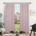 thumbnail image 3 of Deconovo Rod Pocket Blackout Curtains for Living Room, 2 Panels, Thermal Insulated, 38" x 54", Pink, 3 of 7