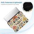 thumbnail image 2 of FORMRS 13-13.3 inch Laptop Sleeve Case Soft Carrying Quilted Computer Bag Cover, Beige Floral, 2 of 7