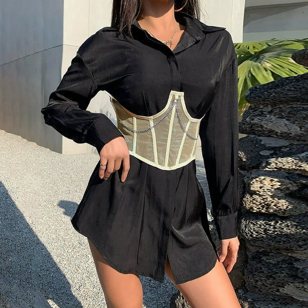 Mesh Half Corset Belt Prolriy Corset Belts For Women Lace Corset