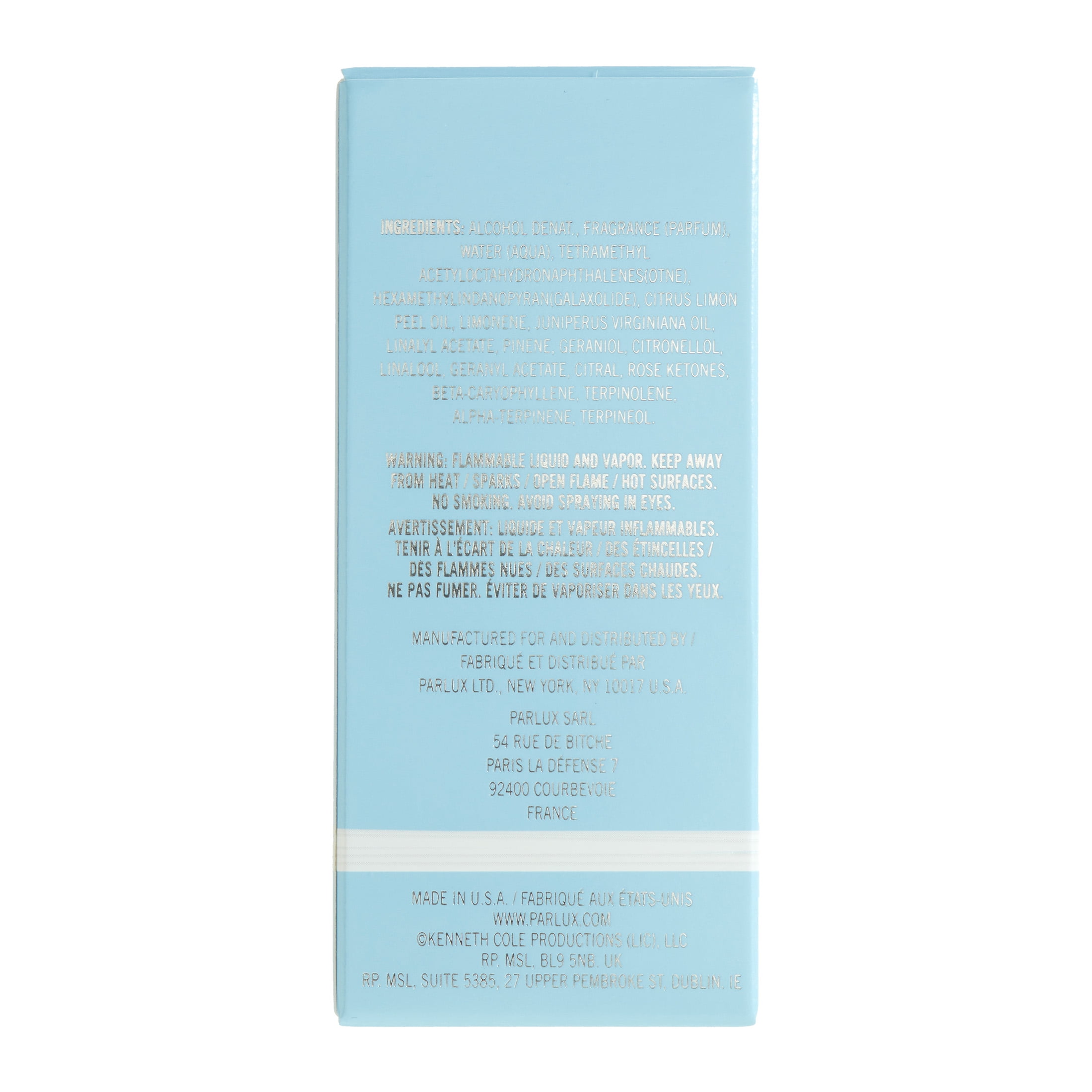 Kenneth Cole Blue Eau de Parfum, Perfume for Women, 1.0 fl oz