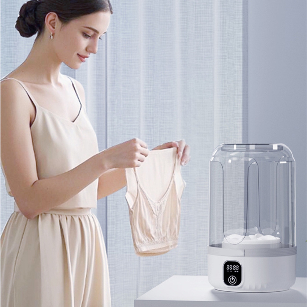 Mini Waterproof Laundry Device Small Clothes Cordless Quiet Operation Washer