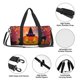 thumbnail image 4 of Fotbe Halloween Bolsa Deportiva de Lona Plegable con Estampado, Bolsa de Gimnasio con Bolsillo Seco/Húmedo, Bolsa de Viaje Ultraligera de Gran Capacidad, 4 of 6