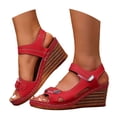 thumbnail image 3 of DAFEI Sandales Femmes Habillées à Plateforme Compensée Sandales Légères d'Été à Bride Sandales Décontractées de Vacances Augmenter la Hauteur Chaussures Rétro de Villégiature, 3 of 8