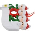 thumbnail image 3 of Personalized Quarantine Family 2020 Christmas Ornament Family Members of 4 Gifts for Grandkids Co-Workers Friends (Customize IT Yourself, Family of 5), 3 of 8