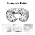 thumbnail image 4 of KLL Watercolor Wildflowers 1 Pattern Memory Foam Cervical Neck Pillow Versatile U-Shaped Pillows for Home/Office/Camping/Travelling/Soft Washable Cover, 4 of 8