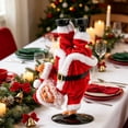 thumbnail image 3 of Christmas Santa Claus Figurine, Electric Rotating Handstand Santa, Funny Upside Down Santa Table Decor, Indoor Christmas Decorations Xmas Decor by MPOISVA, 3 of 9