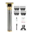 thumbnail image 1 of 1 Set Hair Hair Clipper Zero Blade Distance Sharp Cutter  Stuck Hair Delicate Pattern Retro Push Cutter Hair Shaver Cutting Machine Hair Salon Supply, 1 of 10