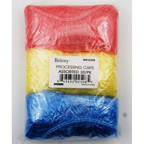 Brittny Cap Processing Assorted 30/Pk