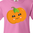 thumbnail image 4 of Inktastic Smiling Pumpkin, Halloween, Orange Pumpkin Youth T-Shirt, 4 of 5