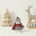 thumbnail image 6 of YOHAVEN Cute Snowman Knitted Doll Christmas Decoration, Handmade Winter Desktop Figurine Set for Holiday Layered Tray Table Fireplace Home Seasonal Decor, 6 of 6