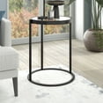 thumbnail image 5 of Evelyn&Zoe Duxbury 16" Wide Round Side Table, Blackened Bronze, 5 of 9