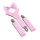 thumbnail image 2 of Conjunto de tirantes para niños, pajarita, tirantes para esmoquin Y correas para los hombros en la espalda Y tirantes para la espalda, pantalones con Rosa Yinane Tirantes para niños, 2 of 8