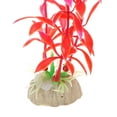 thumbnail image 5 of Unique Bargains 10 Pcs Aquarium Plants Decorations Artificial Aquatic Plant Red, 5 of 7