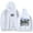 White, variant on CaseOh Roadhouse Hoodie Men's Hip-Hop Printed Sweatshirt Fashionable And Casual Long-Sleeved Pullover