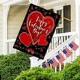 thumbnail image 5 of Happy Valentine''s Day House Flag 28 x 40 Inch Heart Garden Flag Decorative Double Sided Large Flag for Valentine''s Day Decoration, 5 of 5