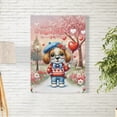 thumbnail image 2 of Happy Valentine’s Day Adorable Beagle Puppy Holding Heart Balloon Vertical Matte Canvas Poster Beagles Dog Lover Gifts Idea Wall Art Home Decor - 00030, 2 of 5