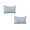 Blue, variant on 2Pcs Gingham Pillowcases Standard Size Pillow Plaid Pillowcases, Grid Checkered Gingham Washed Cotton Pillow Covers with Envelope Closure, Soft & Durable (29''x19'',Yellow)