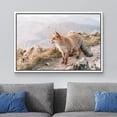 thumbnail image 2 of wall26 Framed Canvas Print Wall Art Mountain Range Valley Countryside Red Fox Nature Animals Photography Realism Rustic Scenic Landscape Colorful for Living Room, Bedroom, Office - 24"x36", 2 of 5