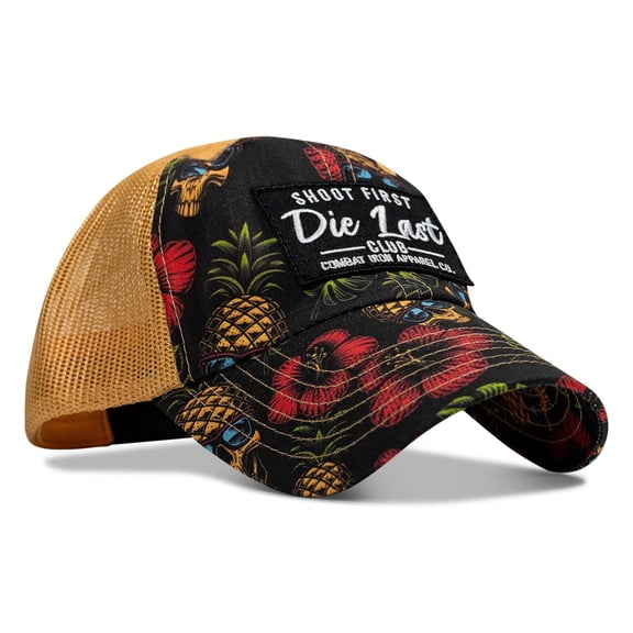 Combat Iron Apparel™ Ripstop Shoot First. Die Last. Club Low Profile Snapback Pineapple Express