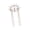 golden white d, variant on Rhinestones Tassels Crowns Hairband for Women Wedding and Evening Parties Comfortable Tiaras Hairhoop for Formal Occasion