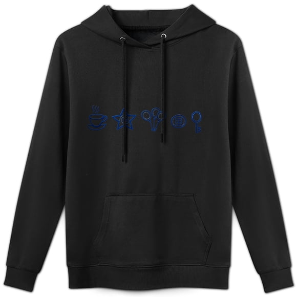Sudadera con capucha sencilla y divertida, de algodón agradable para la piel, top casual unisex.(XL)