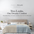 thumbnail image 4 of Modern Threads Reversible Oatmeal & Dusty Blue All-Season Down Alternative Bed Comforter, Twin, 4 of 8