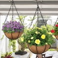 thumbnail image 6 of CIYISON RattansHanging Basket Flower Pot Chain with 3 Hooks Basin Plant GrowsBasin Decor, 6 of 7