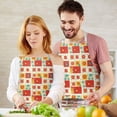 thumbnail image 3 of Pioneer Flower Floral Print Pattern Apron for Women and Men, Cotton Linen Waterproof with Pockets, Adjustable, 33x27 Inch for Kitchen, Gardening, BBQ, Salon, 3 of 6