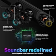 Nakamichi Shockwafe Ultra 9.2.4 Channel Soundbar System with Dolby Atmos/DTS:X, Dual 10 Subwoofers, 4 Rear Surround Speakers, 1300 Watts Max Output Power