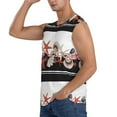 thumbnail image 3 of Disketp Starfishes Shells Sleeveless Tshirts For Men, Muscle Shirts For Men Dry Fit Tank Top-Medium, 3 of 8