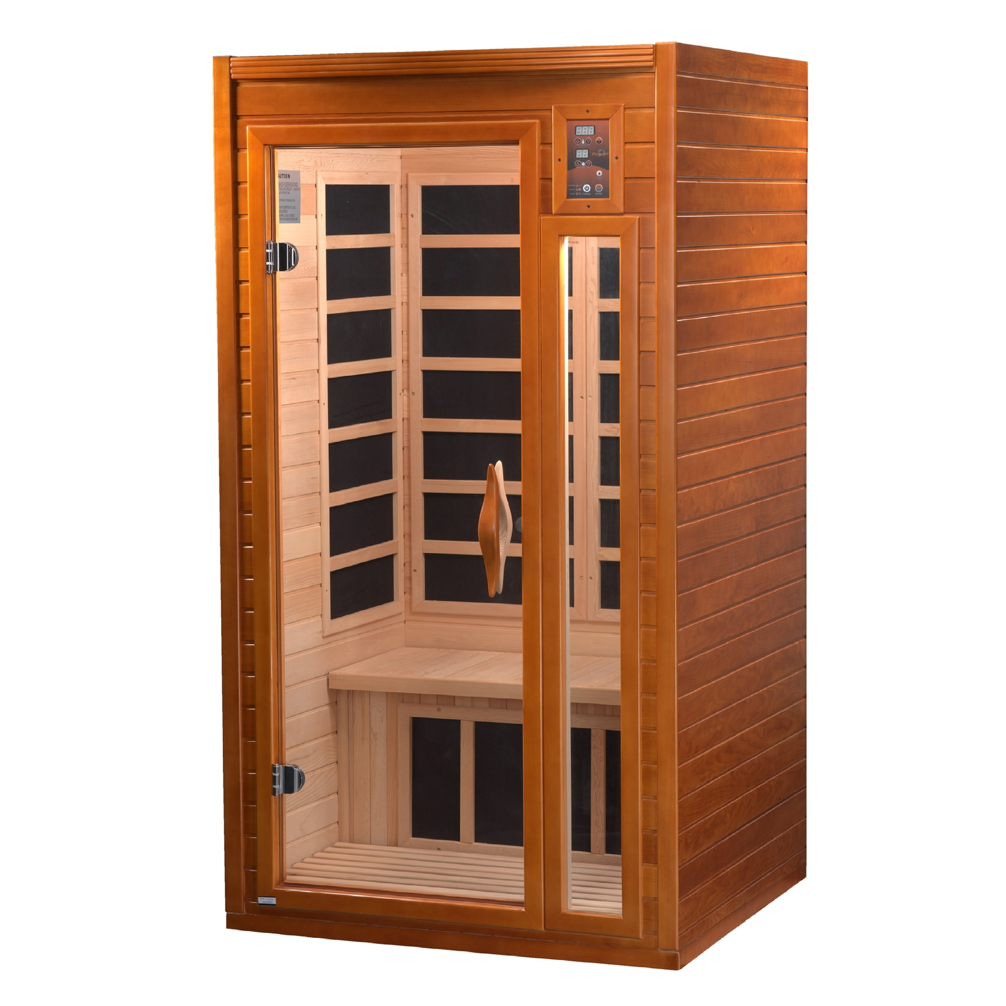DYNAMIC SAUNAS Barcelona 1 to 2 Person Low EMF FAR Infrared Sauna For Home  