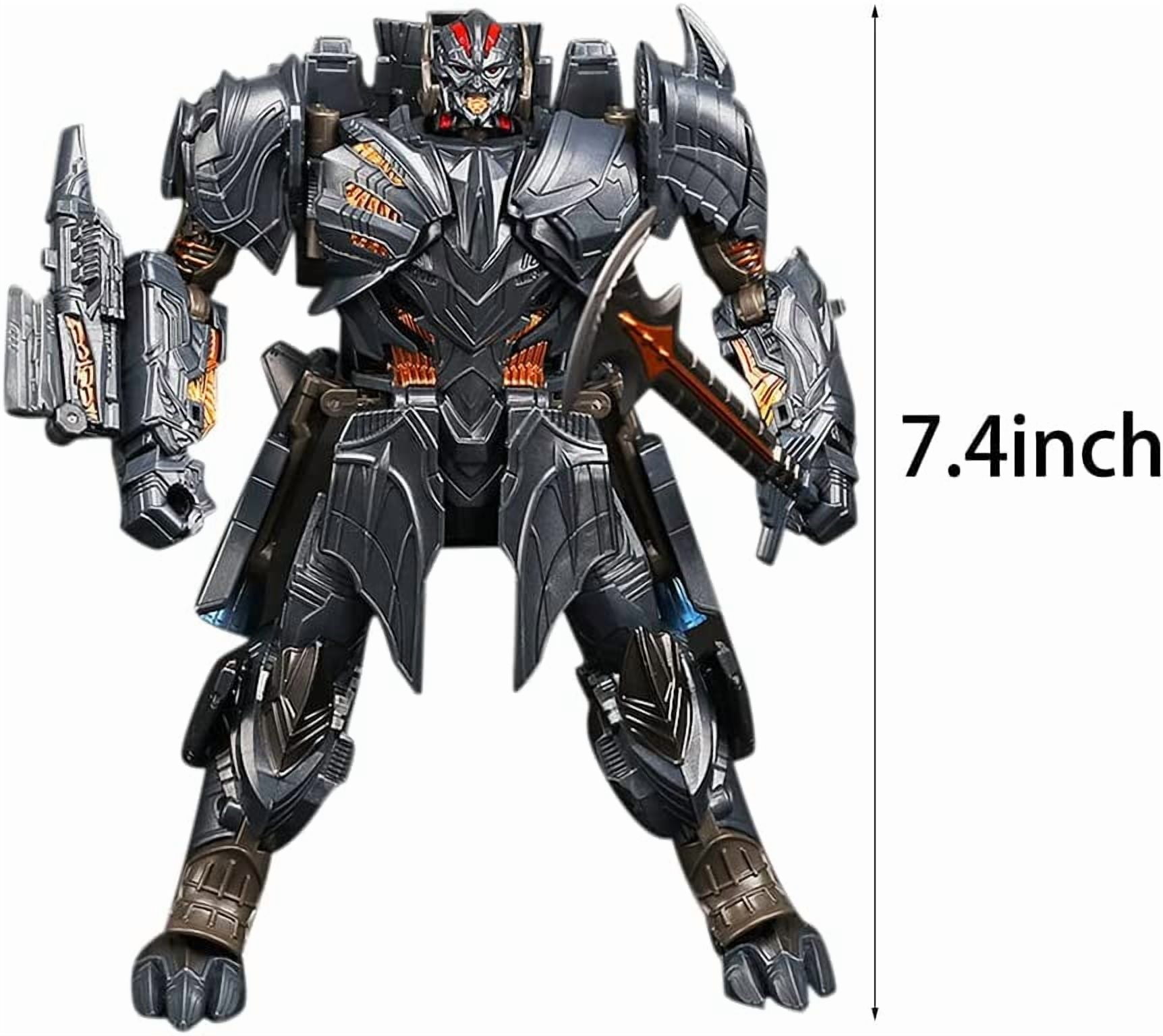 Black Mamba 7.4 Inch Deformation Alloy Car Robot Action Figure, Manual Assemble Model Kit, Movie 5 Collectible Desktop Decoration Gift