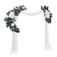 thumbnail image 2 of AMLESO 2 Pieces Artificial Flower Swag Wedding Welcome Sign Garlands Flower Garland for White, 2 of 8