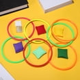 thumbnail image 4 of Fun Ring Toss Game Set with Throwing Rings and Bean Bags in Assorted Colors for Plaything Propylene, 4 of 9