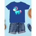 thumbnail image 3 of Blue Horse T-Shirt Juniors -Image by Shutterstock,  x-Small, 3 of 4